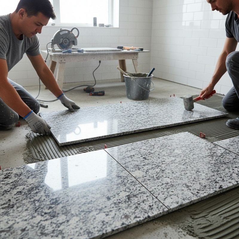 Granite Floor Installation